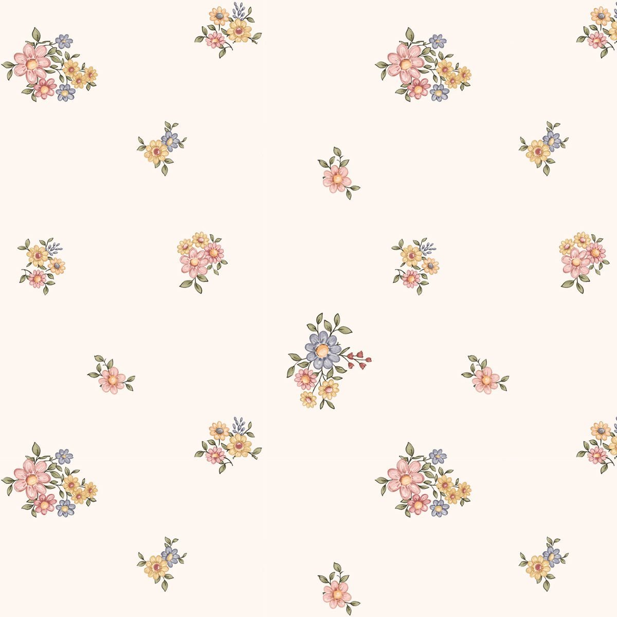 Mini Mini Çiçekler Duvar Kağıdı