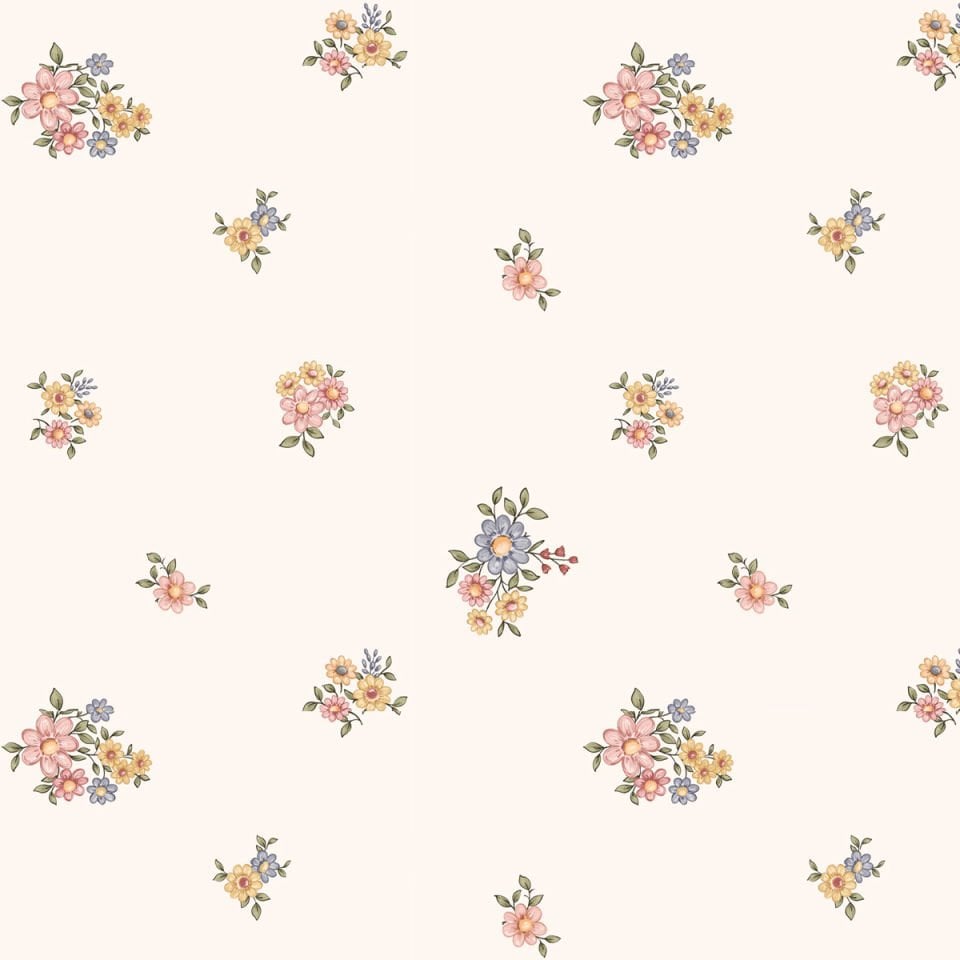 Mini Mini Çiçekler Duvar Kağıdı