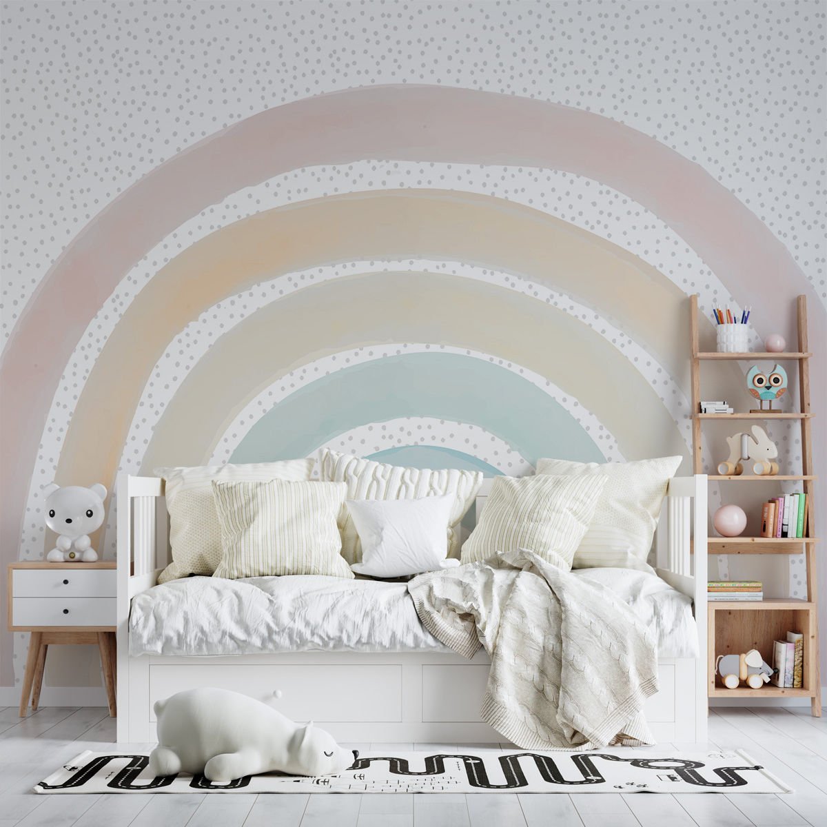 Soft Gökkuşağı Duvar Kağıdı