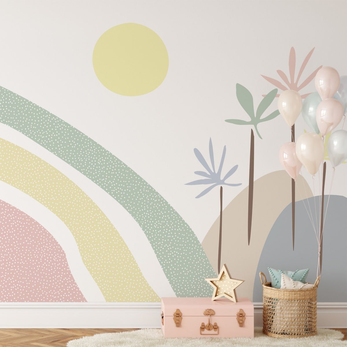 Soyut Gökkuşağı Duvar Kağıdı