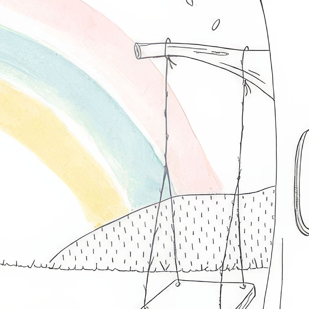 Renkli Gökkuşağı Duvar Kağıdı