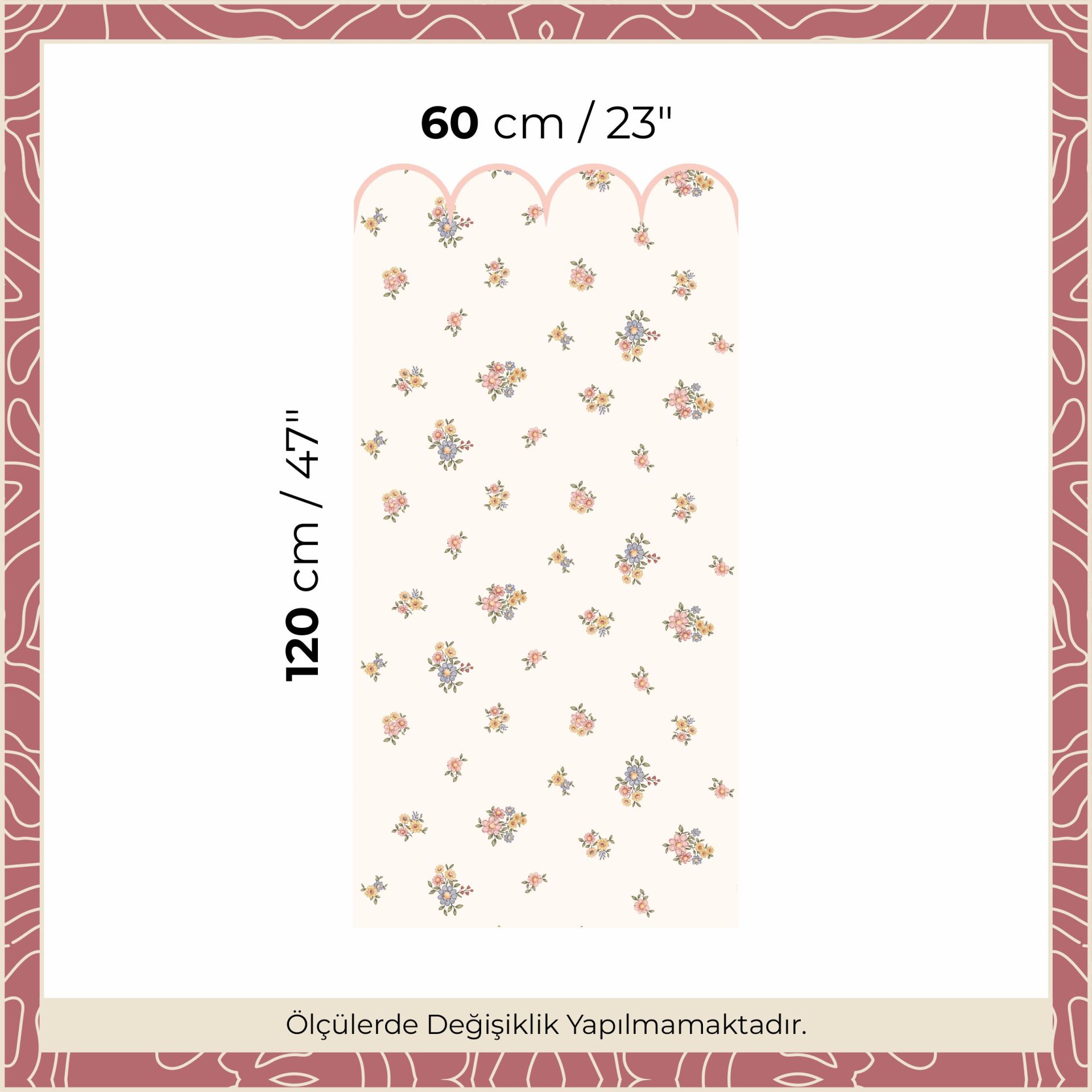 Mini Mini Çiçekler Panel Sticker