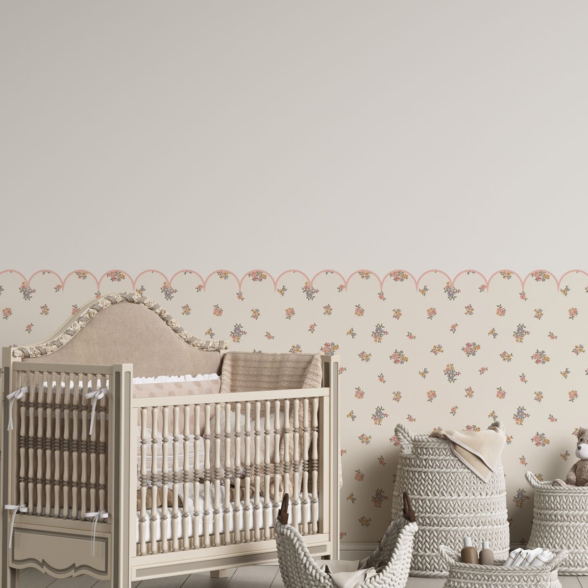 Mini Mini Çiçekler Panel Sticker