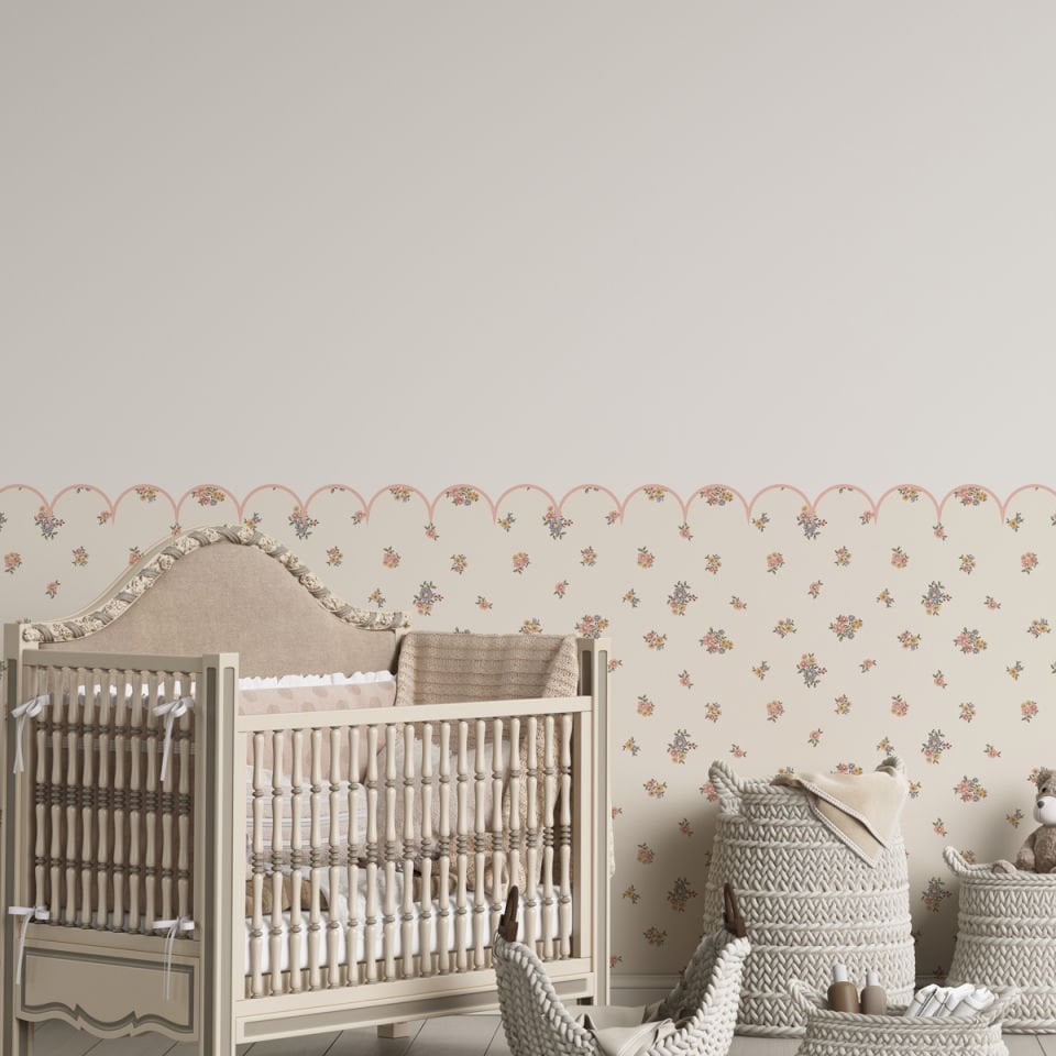 Mini Mini Çiçekler Panel Sticker