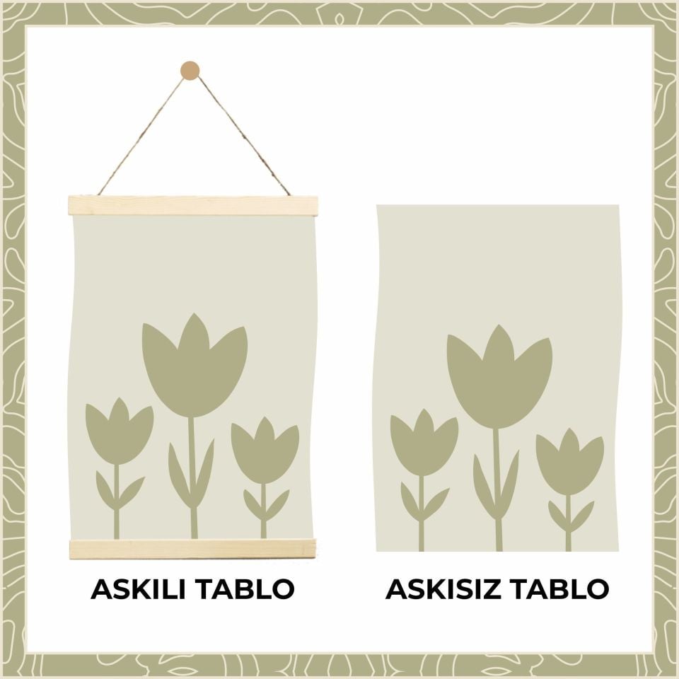 Küçük Çocuk ve Köpek Set Dekor Tablo