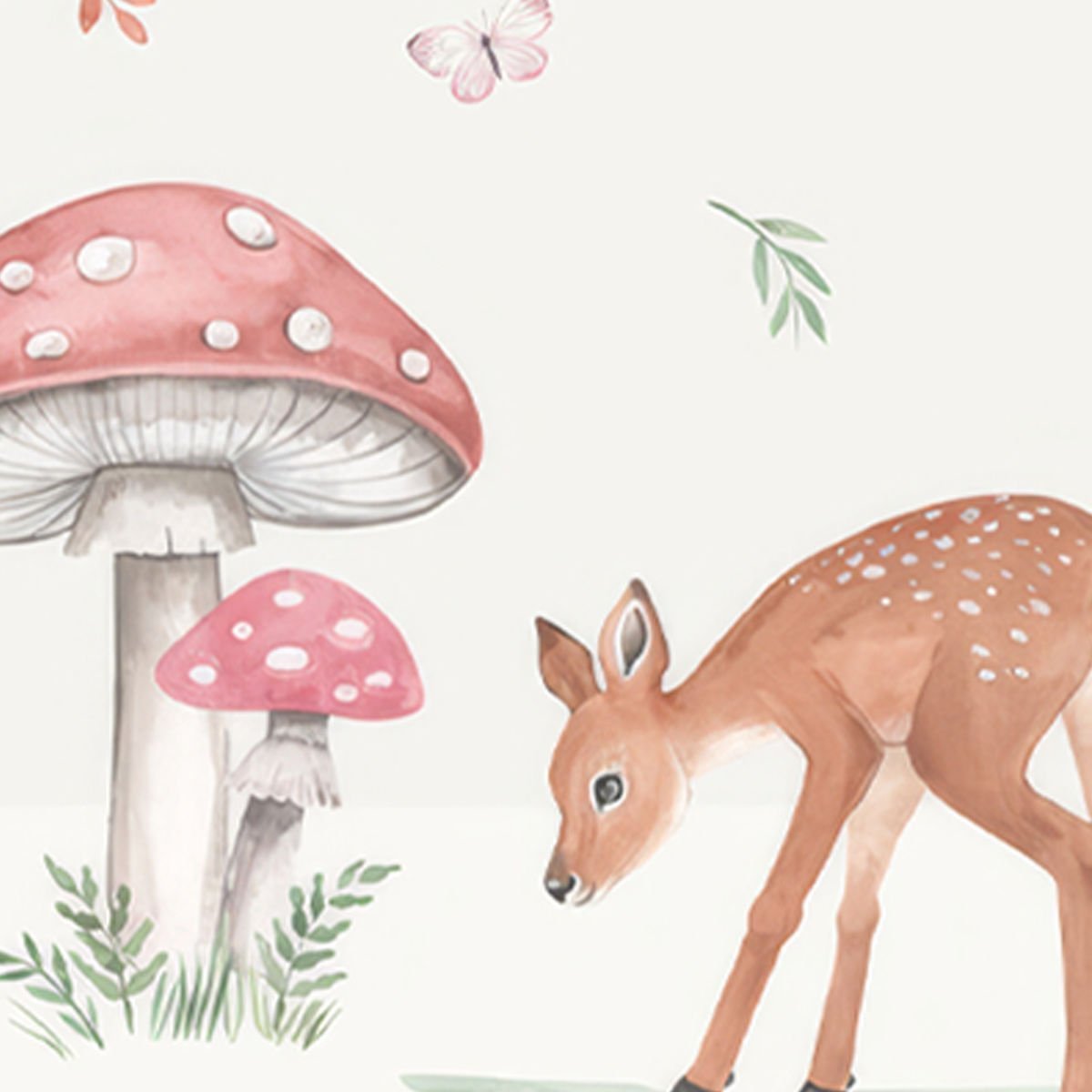 Sulu Boya Masal Ormanı 2 Duvar Kağıdı