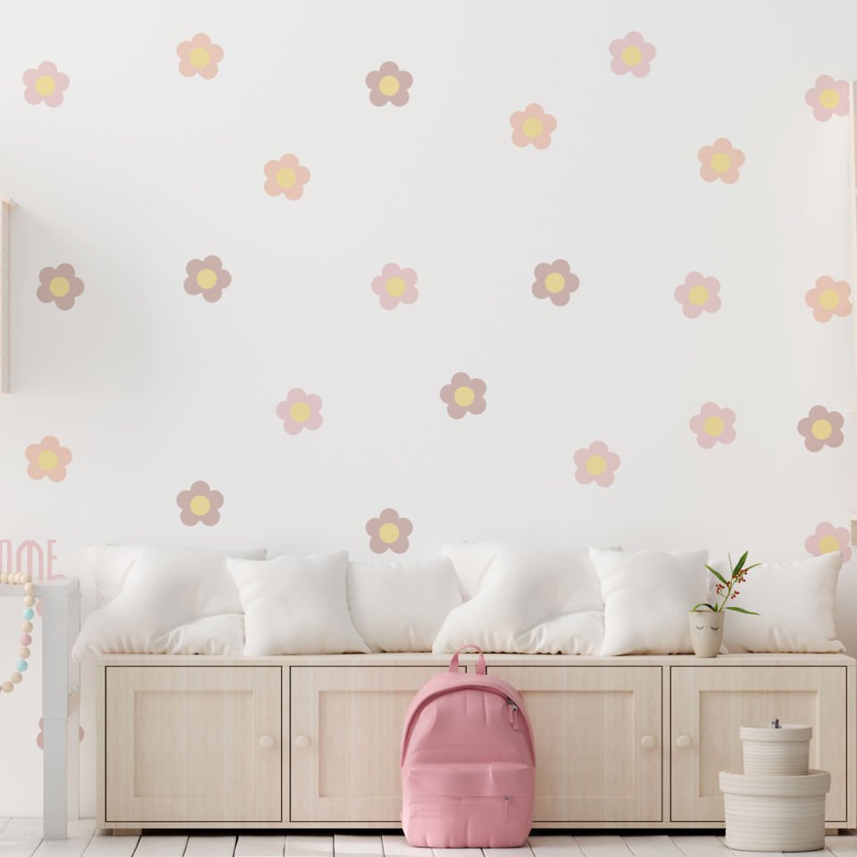 Küçük Boy Papatyalar Sticker