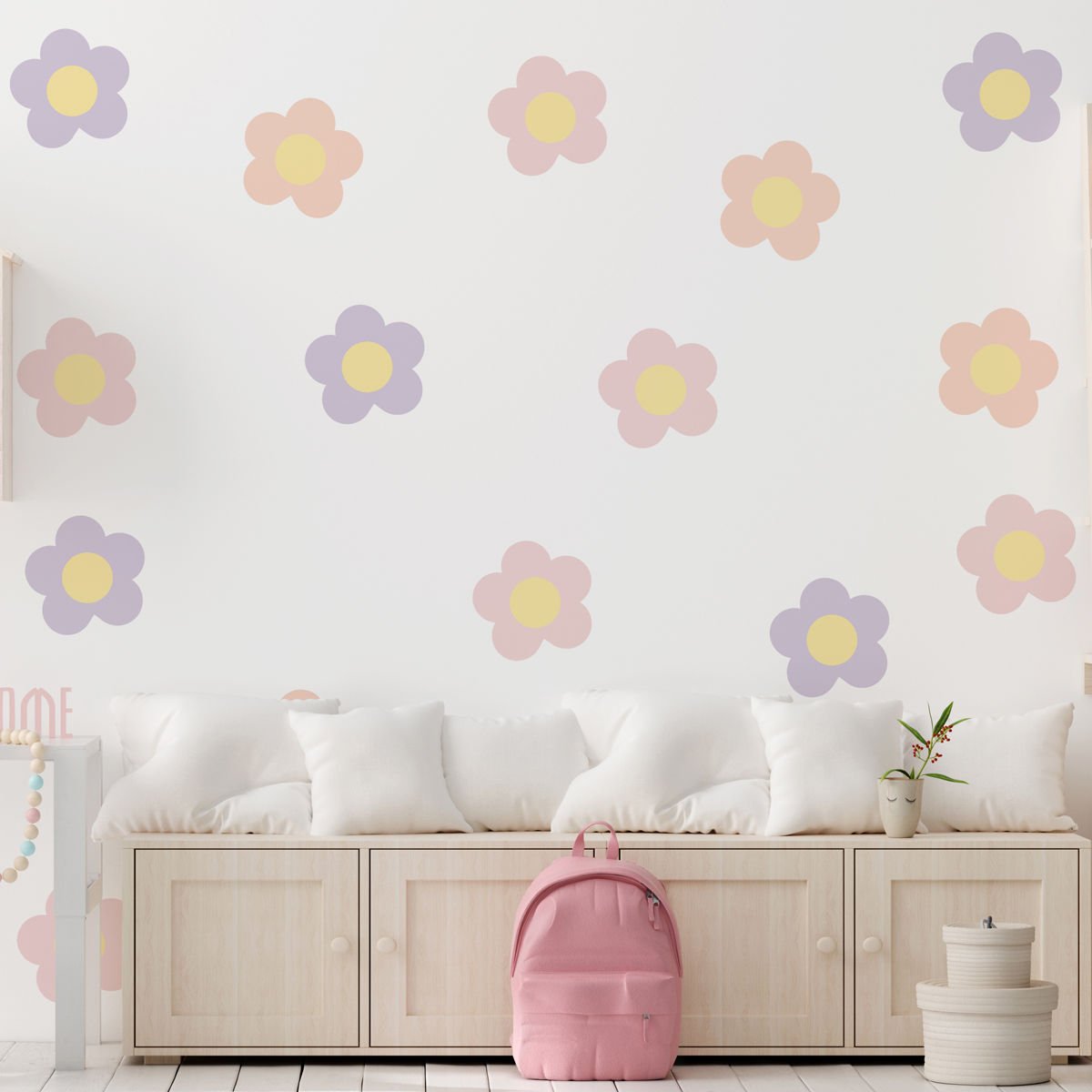 Büyük Boy Papatyalar Sticker