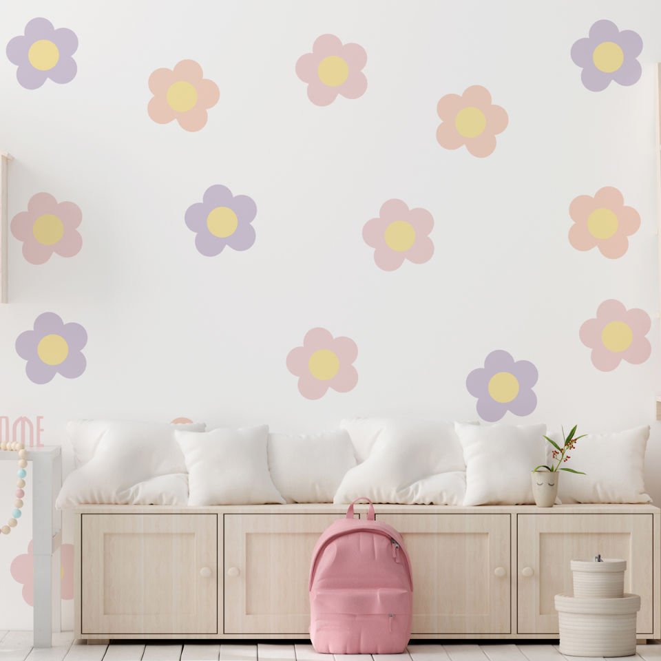 Büyük Boy Papatyalar Sticker