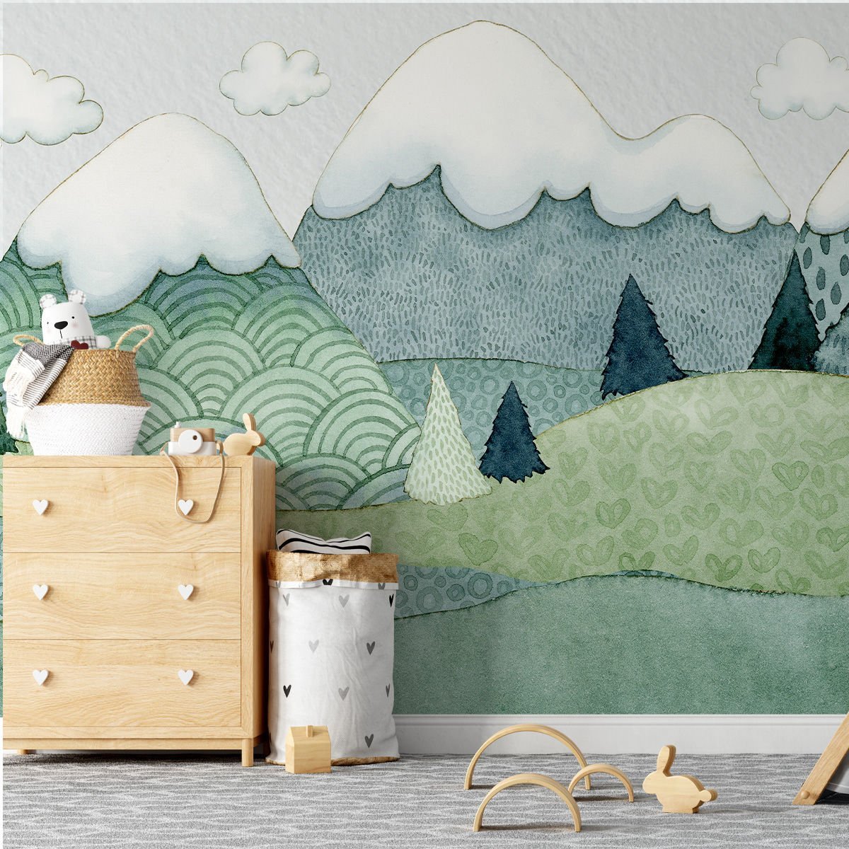 Yeşil Dağlar Duvar Kağıdı