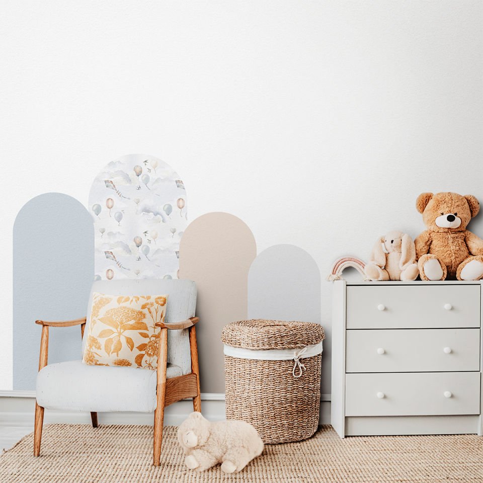 Balonlar ve Bulutlar Arch Sticker