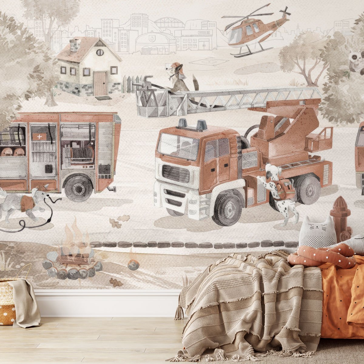 İtfaiye Ekibi Duvar Kağıdı