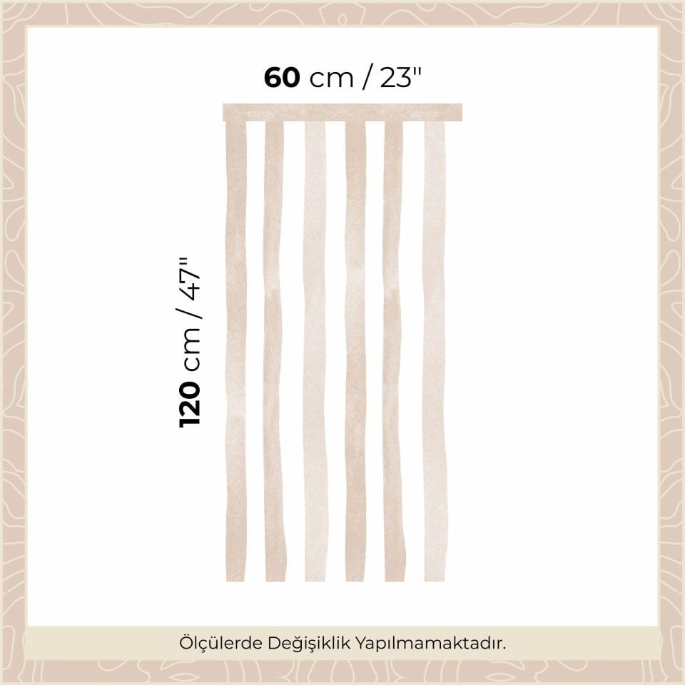 Sulu Boya Çizgiler Panel Sticker